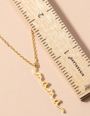 Mama Linear Necklace